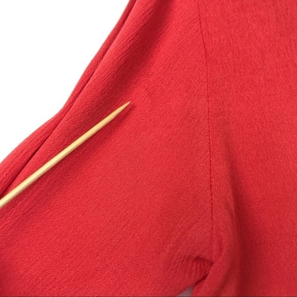 Flying Tomato Red Floral Small Embroidered Top - Picture 5 of 6